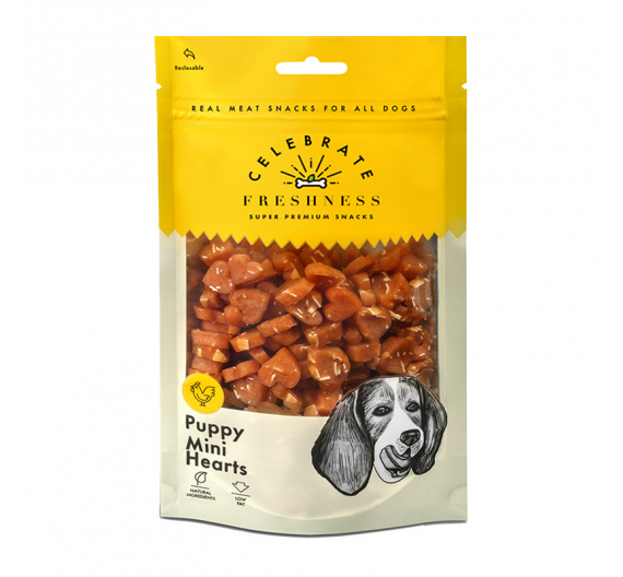 Celebrate Freshness Puppy Mini Hearts 100gr