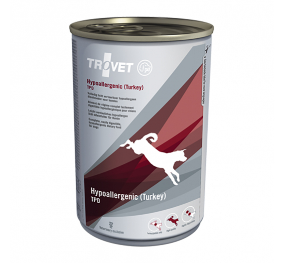 Trovet Hypoallergenic Turkey Dog 400gr