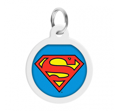 Wau Dog Μεταλλική Ταυτότητα 25mm Superman Is Hero με Smart ID