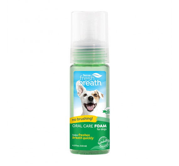 Tropiclean Clean Teeth Oral Care Foam 133ml