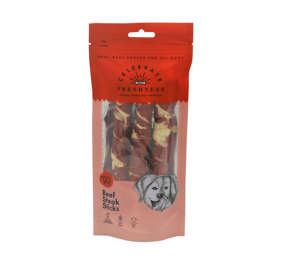 Celebrate Freshness Beef Steak Sticks 17cm, 140gr 3τμχ