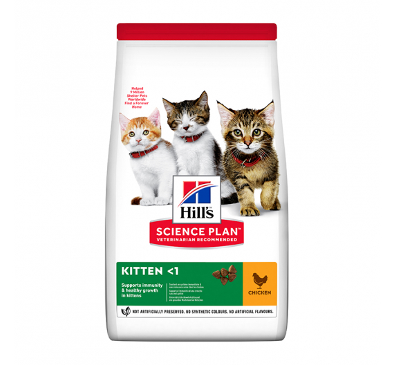 Hill's SP Kitten Κοτόπουλο 1.5kg (1.2kg + ΔΩΡΟ 300gr)