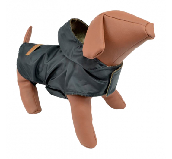 Woofmoda Αδιάβροχο Μπουφάν Σκύλου Με Κουκούλα Μαύρο Woofmoda Αδιάβροχο Μπουφάν Σκύλου Με Κουκούλα Μαύρο