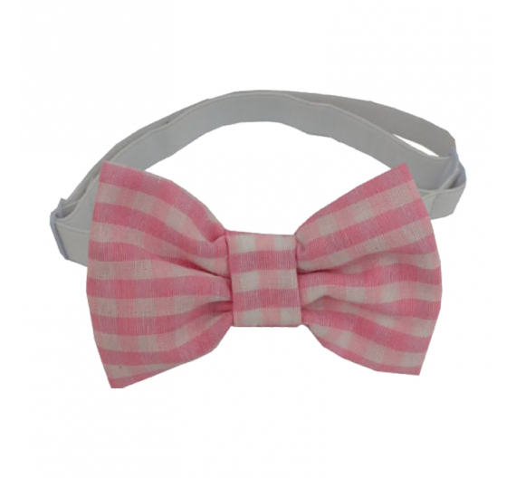 Woofmoda Παπιγιόν Σκύλου 22-32cm Καρό Ροζ Woofmoda Παπιγιόν Σκύλου 22-32cm Καρό Ροζ