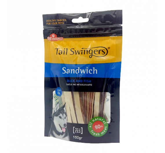 Tail Swingers Sandwich Πάπια με Ψάρι 100gr