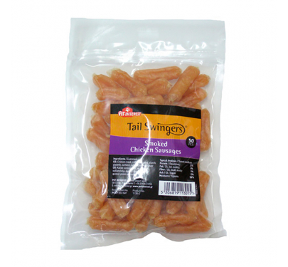 Tail Swingers Λουκάνικα Καπνιστά με Κοτόπουλο 375gr