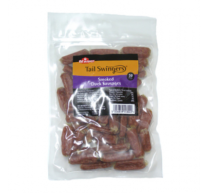 Tail Swingers Λουκάνικα Καπνιστά με Πάπια 375gr