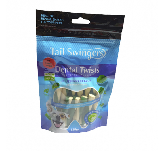 Tail Swingers Dental Twists Μύρτιλο 130gr Small Breeds
