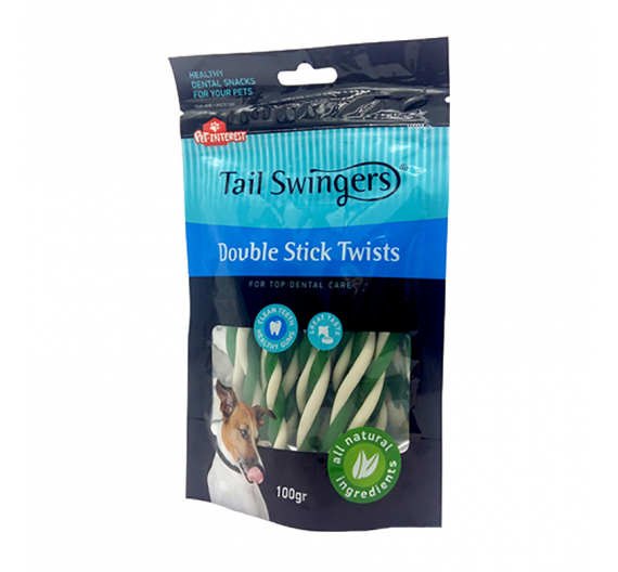 Tail Swingers Dental Double Stick Twists 100gr