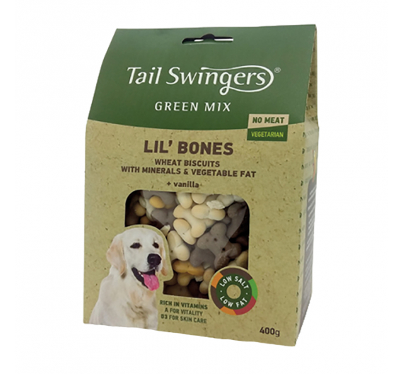 Tail Swingers Μπισκότα Green Mix Lil' Bones 400gr