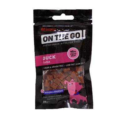 On The Go Duck Bites Λιχουδιές με Πάπια 25gr