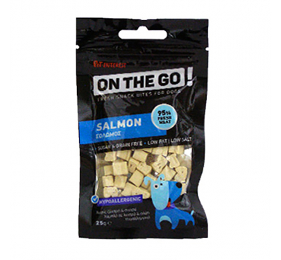 On The Go Salmon Bites Λιχουδιές με Σολομό 25gr