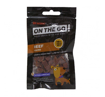 On The Go Beef Bites Λιχουδιές με Βοδινό 25gr