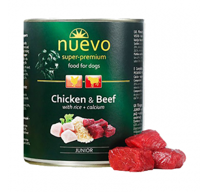 Nuevo Junior Κοτόπουλο & Βοδινό 800gr