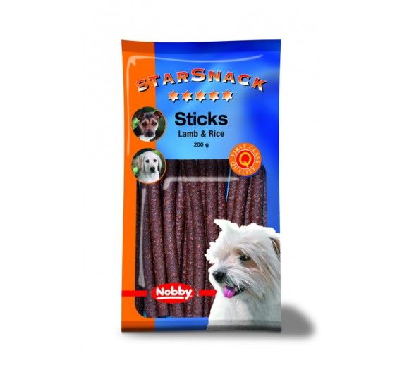 Nobby Starsnack Μπαστουνάκια Αρνί & Ρύζι 200gr Nobby Starsnack Μπαστουνάκια Αρνί & Ρύζι 200gr