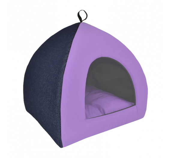 Woofmoda Σπιτάκι Σκύλου - Γάτας Τζιν-Λιλά Woofmoda Σπιτάκι Σκύλου - Γάτας Τζιν-Λιλά