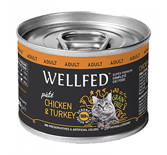 Wellfed Chicken & Turkey 200gr