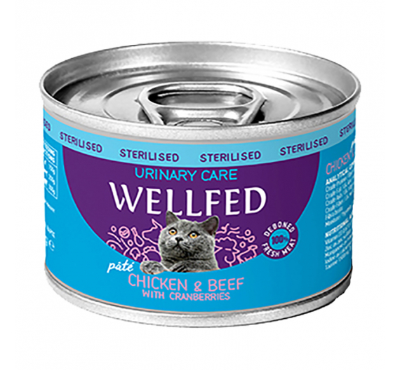Wellfed Urinary Chicken & Beef 200gr
