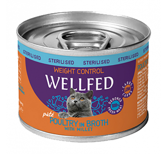 Wellfed Weight Control Poultry & Millet 200gr