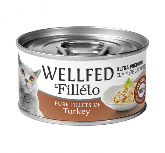 Wellfed Filleto Pure Turkey 70gr