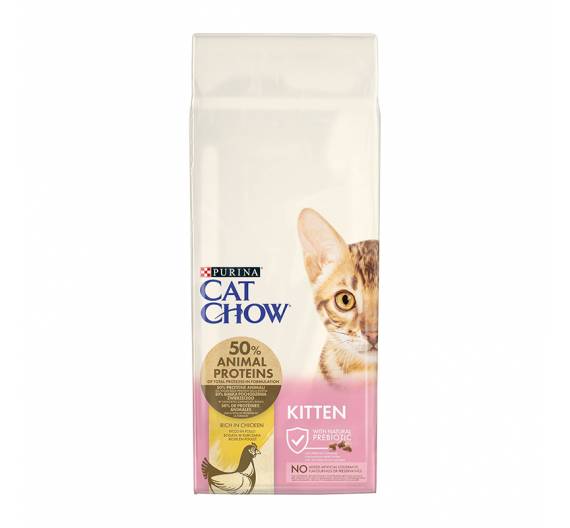 Purina Cat Chow Kitten Κοτόπουλο 15kg