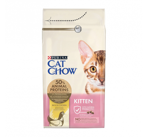 Cat Chow Kitten Κοτόπουλο 1.5kg