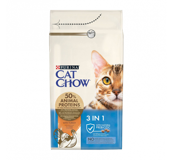 Purina Cat Chow Feline 3in1 1.5kg