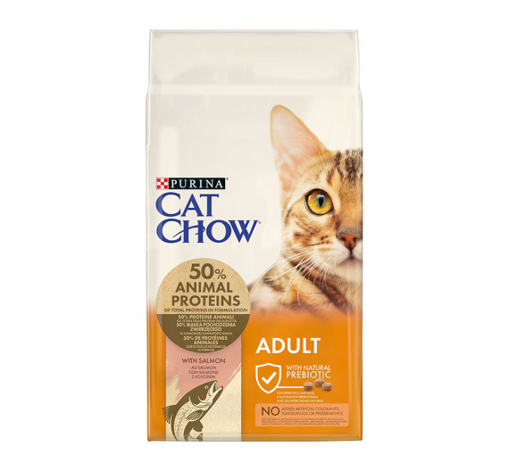 Cat Chow Adult Σολομός & Τόνος 15kg