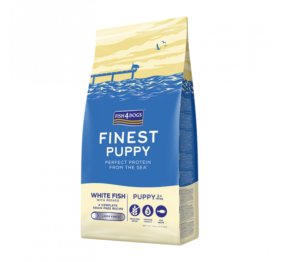 Fish4Dogs Ocean White Fish Puppy Large Bite 6kg