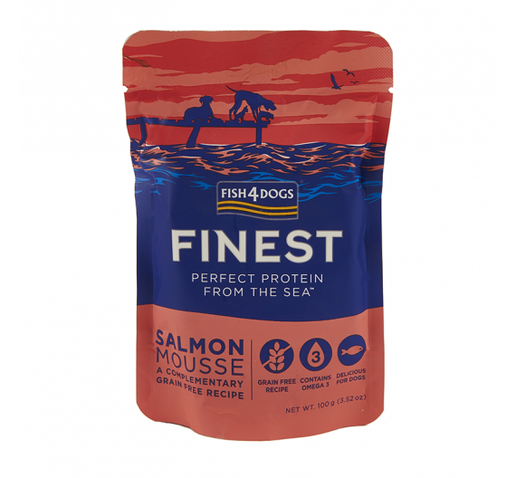Fish4Dogs Salmon Mousse For Dogs 100gr