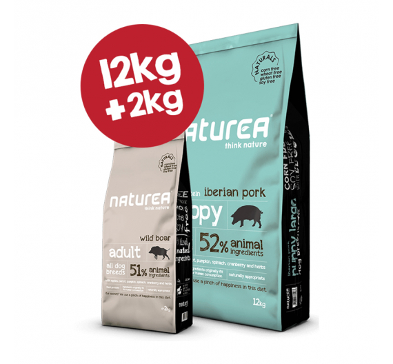 Naturea Naturals Puppy Large Iberian Pork 12kg Naturea Naturals Puppy Large Iberian Pork 12kg