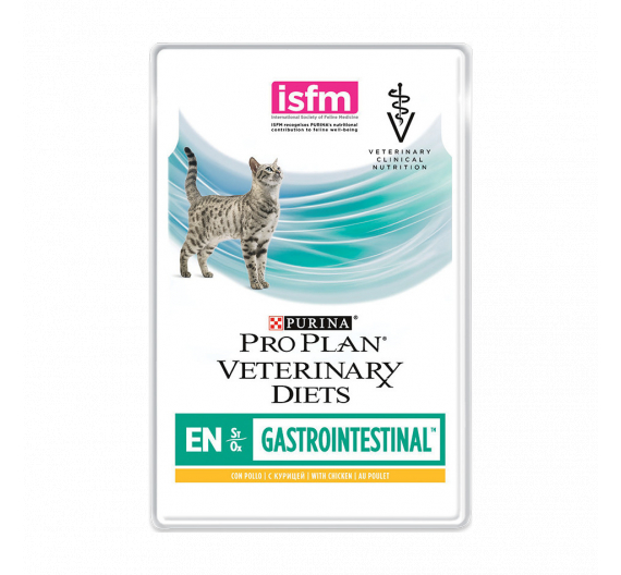 PRO PLAN Veterinary Diets Cat EN Gastrointestinal Κομματάκια σε Σάλτσα Κοτόπουλο 85gr PRO PLAN Veterinary Diets Cat EN Gastrointestinal Κομματάκια σε Σάλτσα Κοτόπουλο 85gr