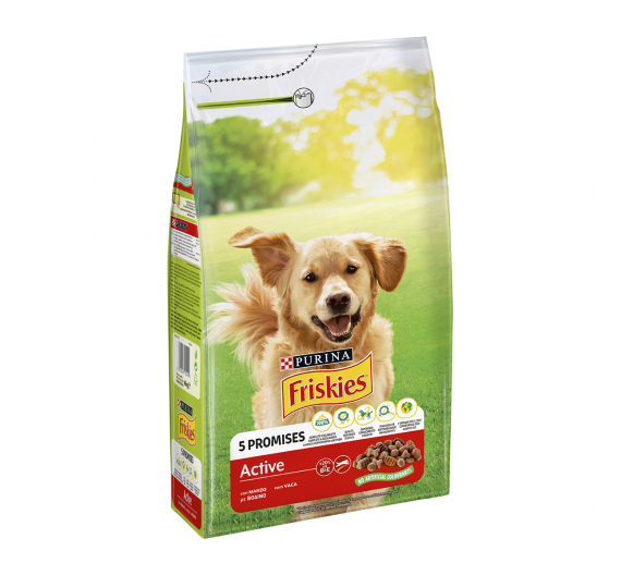 Friskies Active Βοδινό 4kg