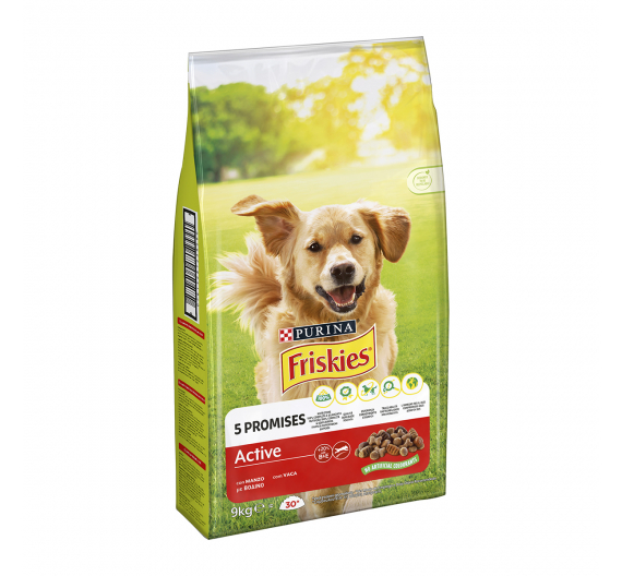 Friskies Active Βοδινό 10kg