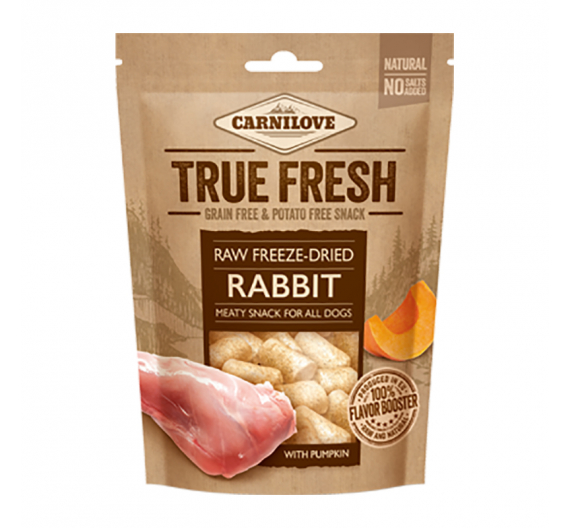 Carnilove True Fresh Freeze Dried Snack Rabbit & Pumpkin 40gr