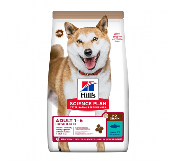 Hill's SP Adult No Grain Medium Tuna 2.5kg