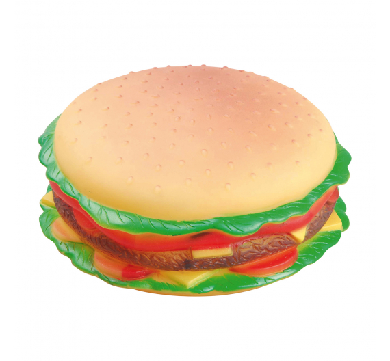 Love Story Λαστιχένιο Παιχνίδι Hamburger 16.5x8cm με Ήχο