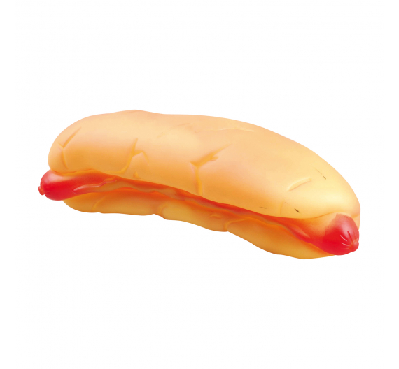 Love Story Λαστιχένιο Παιχνίδι Hot Dog 25x8.5x8cm με Ήχο