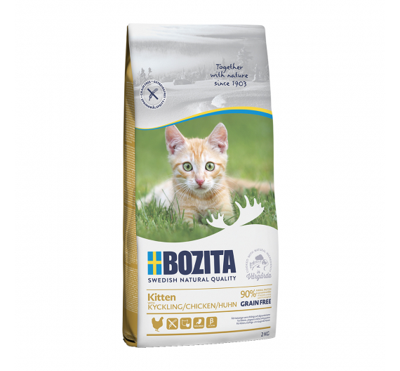 Bozita Kitten Κοτόπουλο Grain Free 2kg
