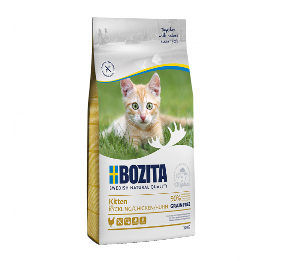 Bozita Kitten Κοτόπουλο Grain Free 10kg