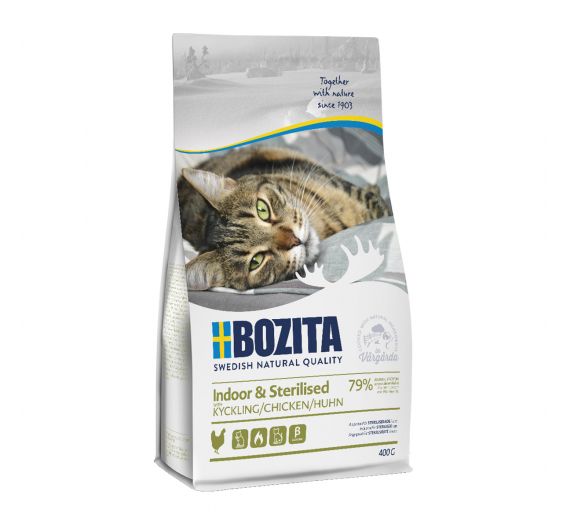 Bozita Indoor & Sterilised Κοτόπουλο 400gr