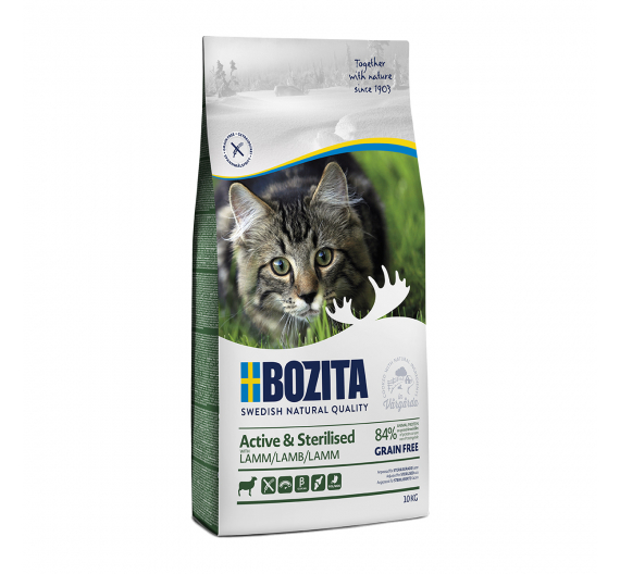 Bozita Active & Sterilised Αρνί Grain Free 10kg
