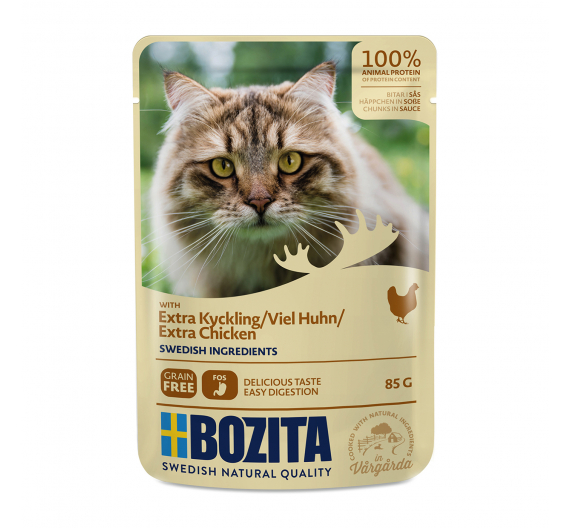 Bozita Pouch Κοτόπουλο Κομματάκια σε Σάλτσα 85gr