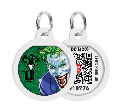 Wau Dog Μεταλλική Ταυτότητα 25mm Joker με Smart ID