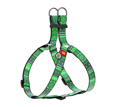 Wau Dog Σαμαράκι Etno Green με Smart ID & Πλαστικό Κούμπωμα