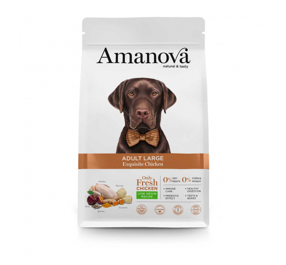 Amanova Dog Adult Large Exquisite Chicken 12kg Low Grain