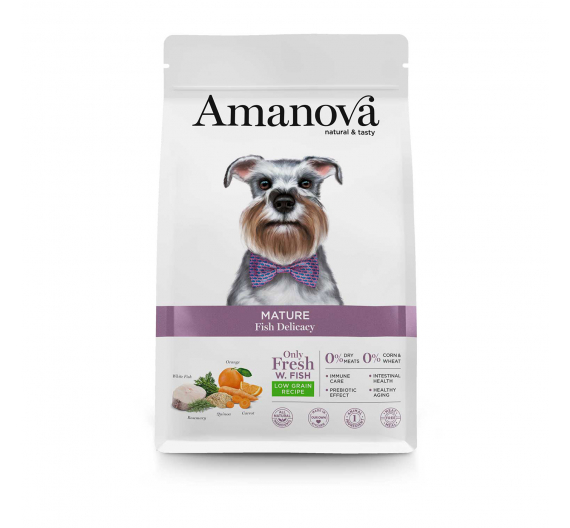 Amanova Dog Mature Fish Delicacy 10kg Low Grain