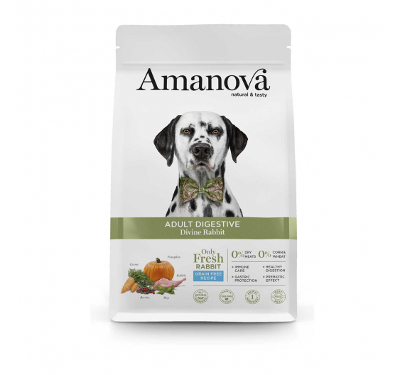 Amanova Dog Adult Digestive Divine Rabbit 2kg Grain Free