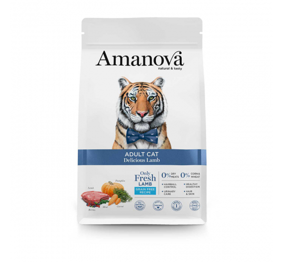 Amanova Adult Cat Delicious Lamb 1.5kg Grain Free