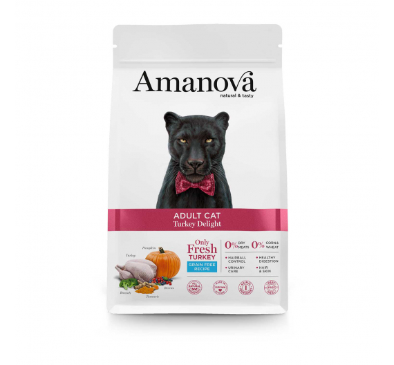 Amanova Adult Cat Turkey Delight 1.5kg Grain Free